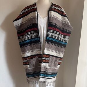 Mexican Serape Vest